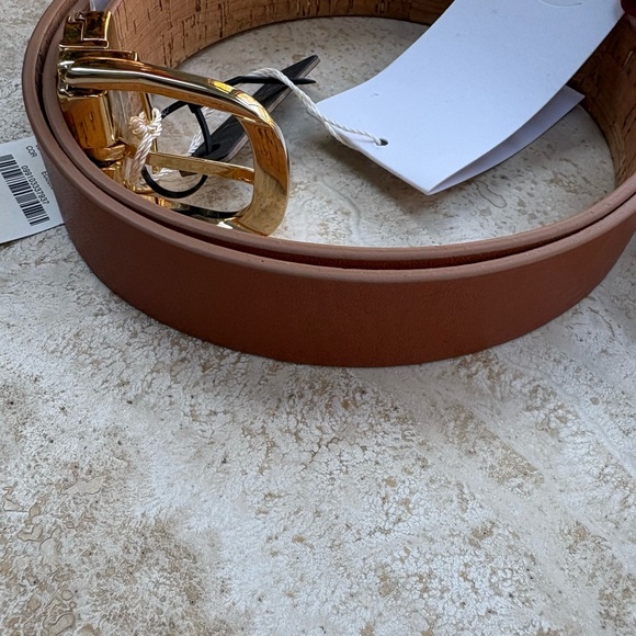 J Crew Reversable cork and gold belt - Picture 5 of 7